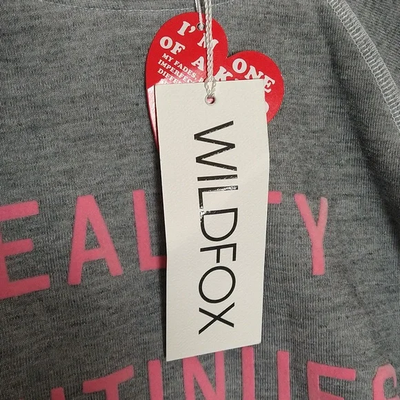 NWT Wildfox  Reality Continues To Ruin My Life Sweatshirt Crew Neck Size Small - Picture 7 of 11